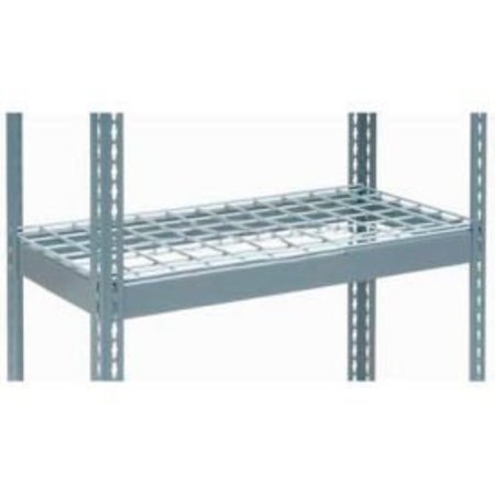 GLOBAL EQUIPMENT Additional Shelf Level Boltless Wire Deck 36"W x 12"D - Gray 717569